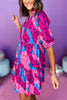 SSYS The Mix Print Tatum Dress In Camo Animal, ssys the label, ssys dress, printed dress, elevated dress, church dress, work dress, brunch dress, mix print dress, mom style, bright style, spring style, shop style your senses by Mallory Fitzsimmons, ssys by Mallory Fitzsimmons Edit alt text
