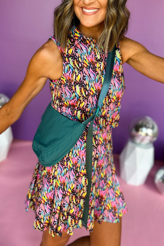 Teal Green Solid Nylon Sling Bag, accessories, bag, shop style your senses by  mallory fitzsimmons