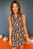 SSYS The Avery Collared Ruffle Active Dress In Abstract Floral, Ssys athlesiure, Spring athleisure, athleisure, elevated athleisure, must have dress , athletic dress, athletic style, mom style, shop style your senses by mallory fitzsimmons, ssys by mallory fitzsimmons