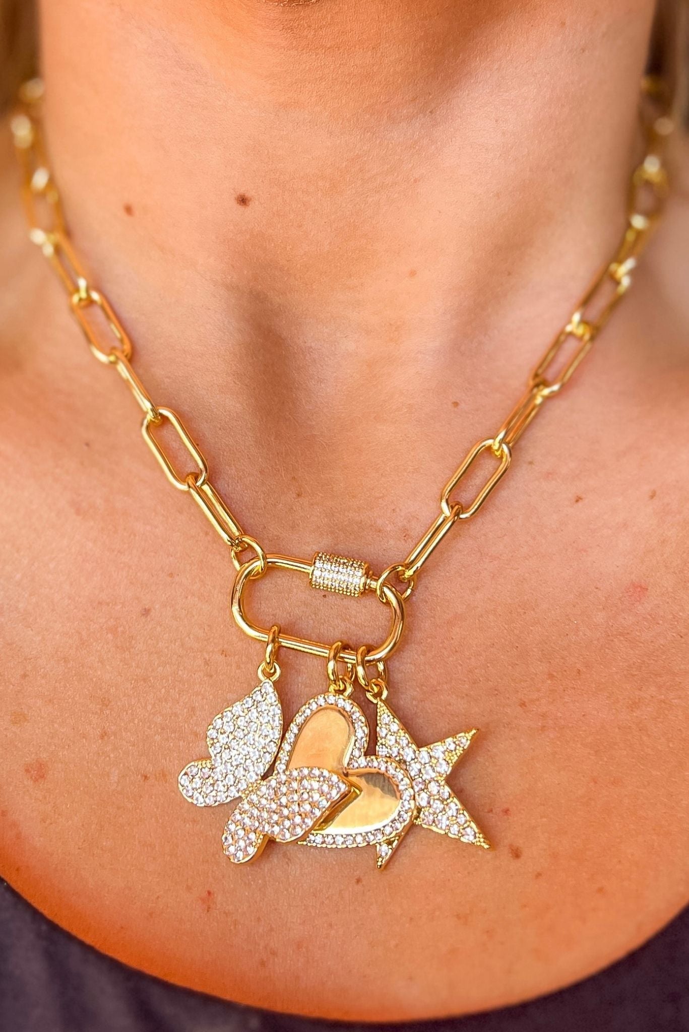 SSYS Scripture Star Charm, ssys the label, must have charm, must have charm necklace, elevated charm, elevated charm necklace, acessories, scripture charm, scripture, gift, mom style, shop style your senses by mallory fitzsimmons