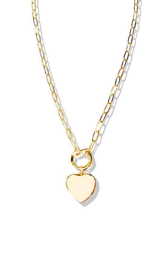 SSYS 18K Gold Plated Scripture Dainty Heart Charm, charm necklace, charms, gold necklace, dainty necklace, jewelry, must have necklace, scripture necklace, scripture charms, elevated jewelry, ssys the label by mallory fitzsimmons