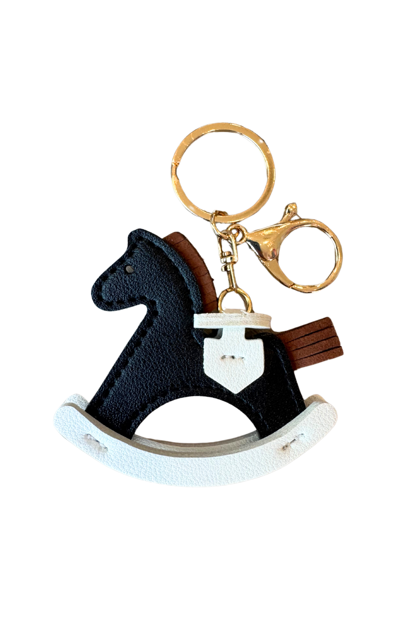 Black Horse Bag Keychain