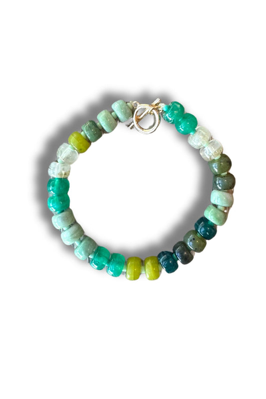 Green Multi Beaded Bracelet *FINAL SALE*