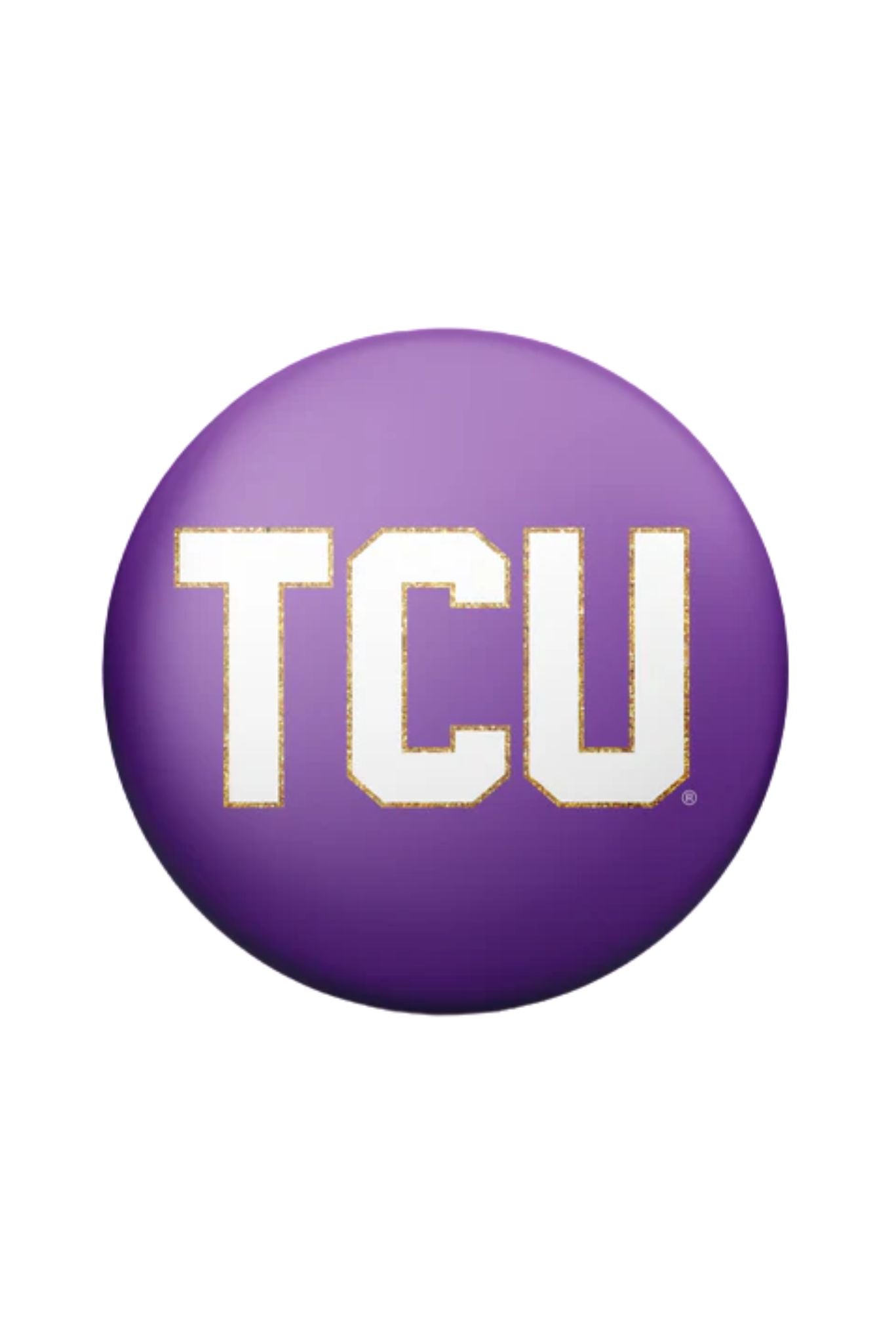 TCU Letter Patch Game Day Button