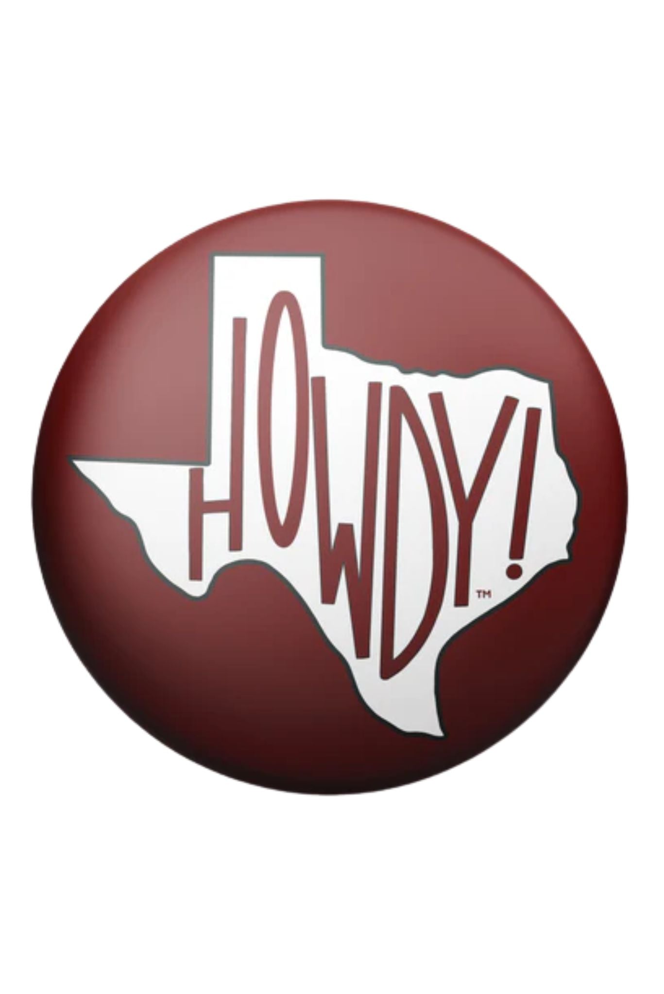 Howdy Texas Game Day Button