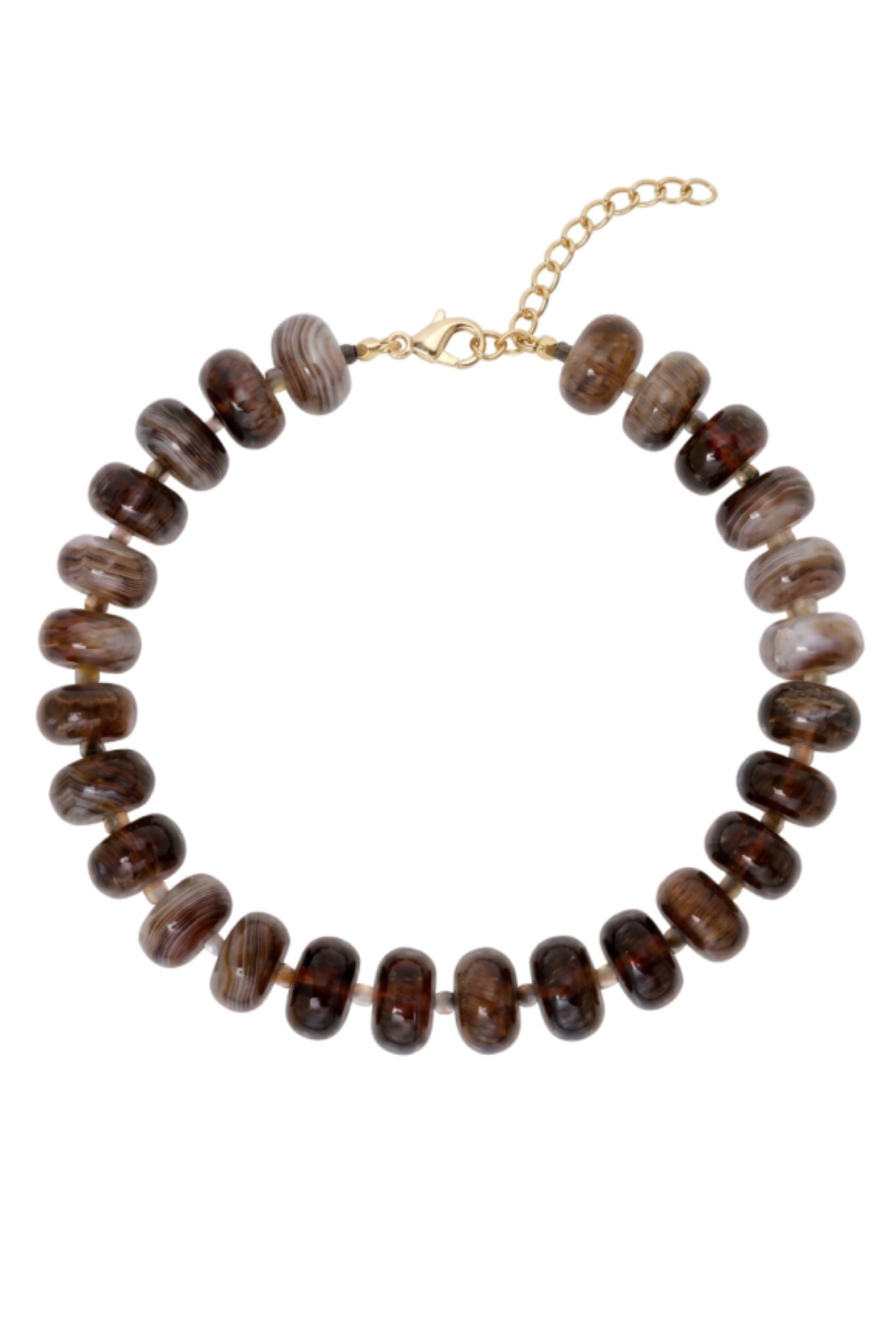 Tortoise Beaded Statement Necklace