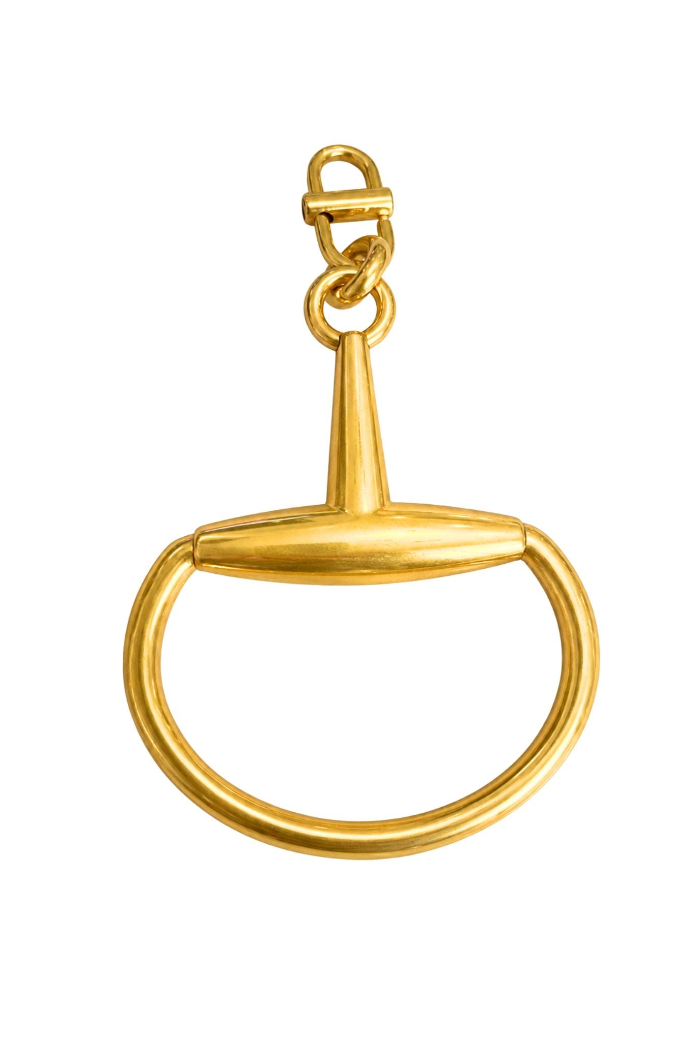 Gold Horsebit Pendant