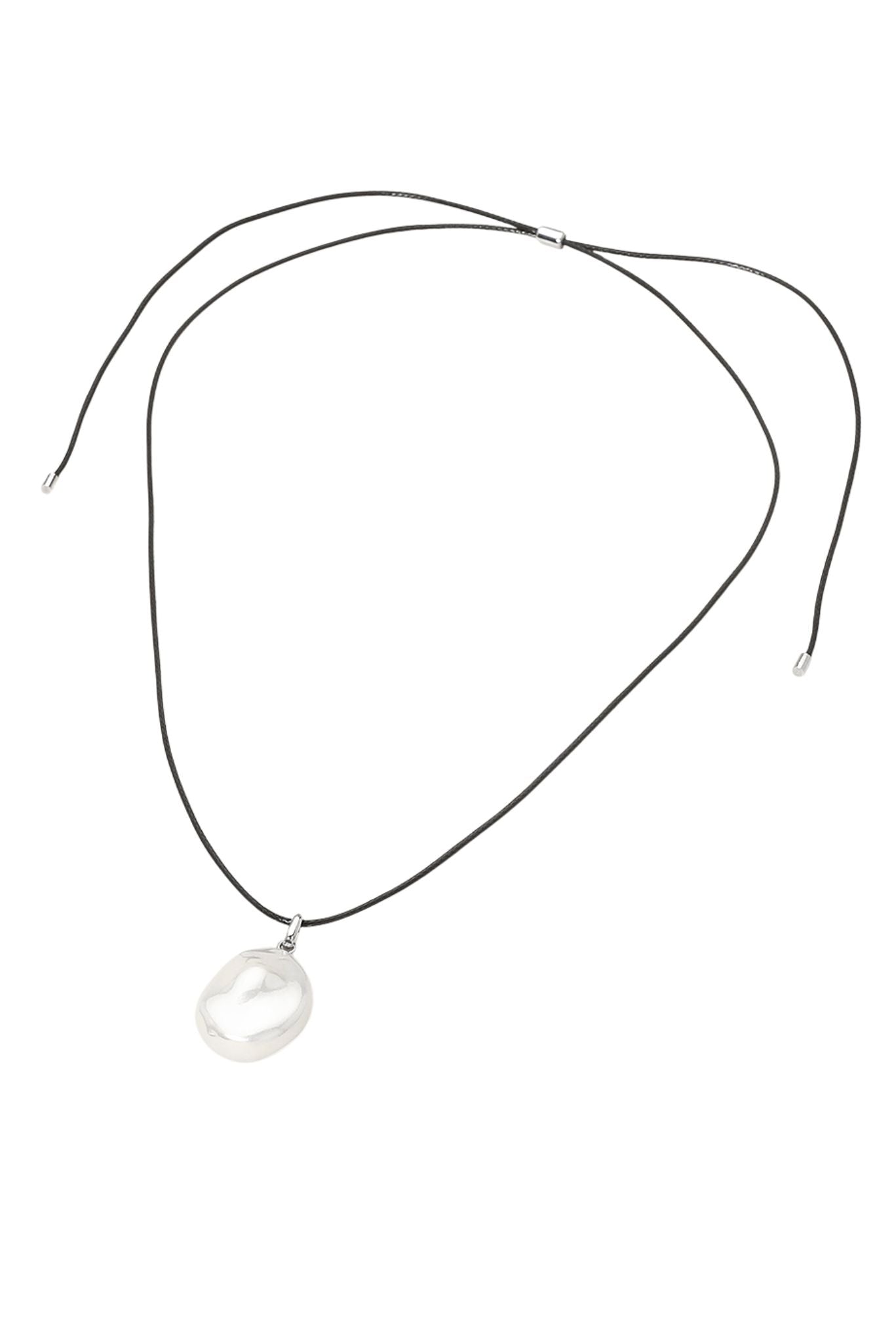 Pearl Pendant Adjustable Cord Necklace