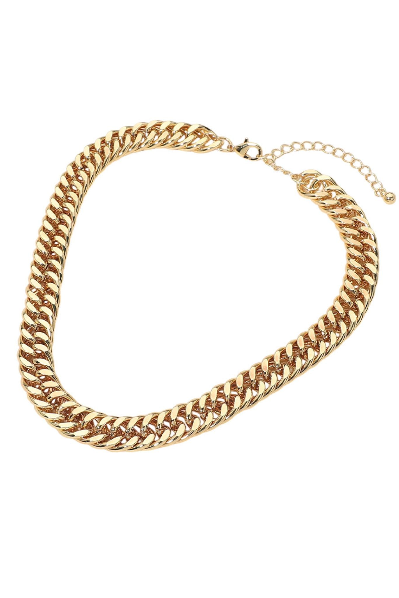 Gold Cuban Link Chain Necklace