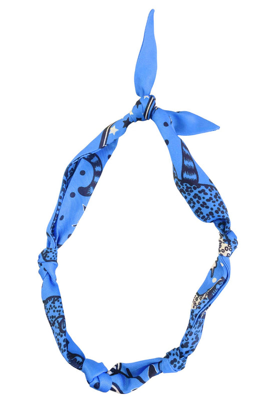 Cornflower Animal Detail Scarf Necklace *FINAL SALE*
