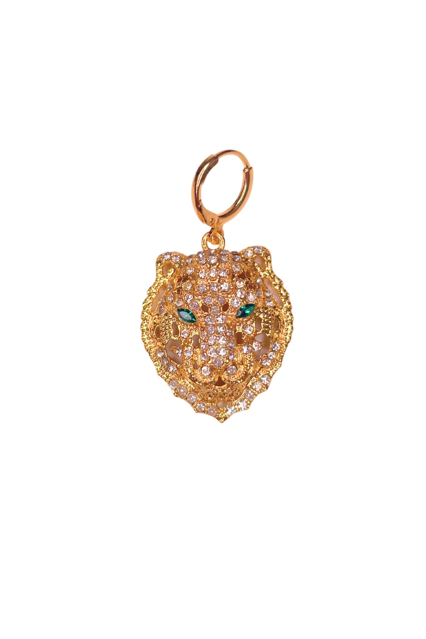 Gold Bling Tiger Charm