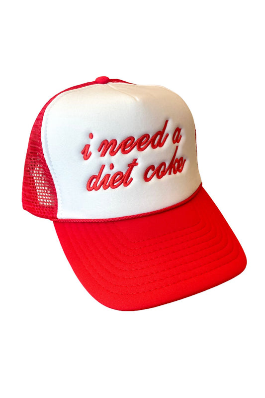 Red Diet Coke Trucker Hat