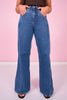 Mica High Rise Wide Leg Side Panel Jeans