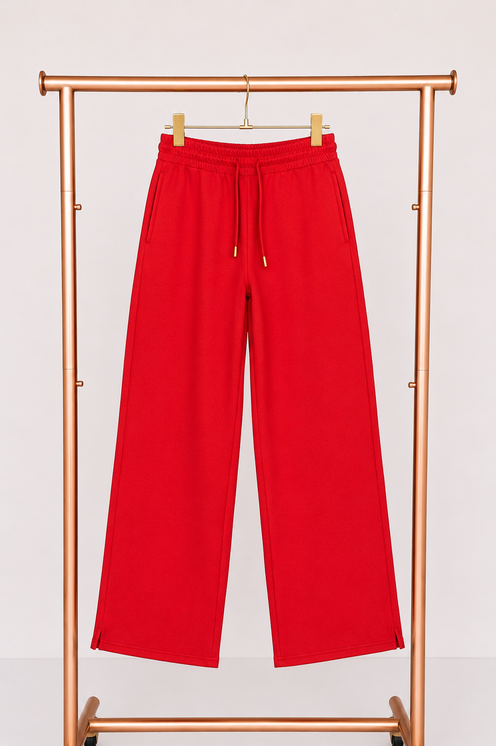 SSYS Scuba Wide Leg Pants In Red OUTLET *FINAL SALE*