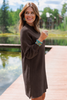 SSYS Merrit Sweater Dress In Brown