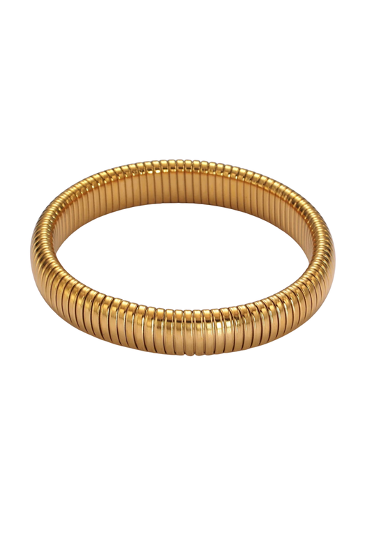 Gold Flexi Bangle Bracelet