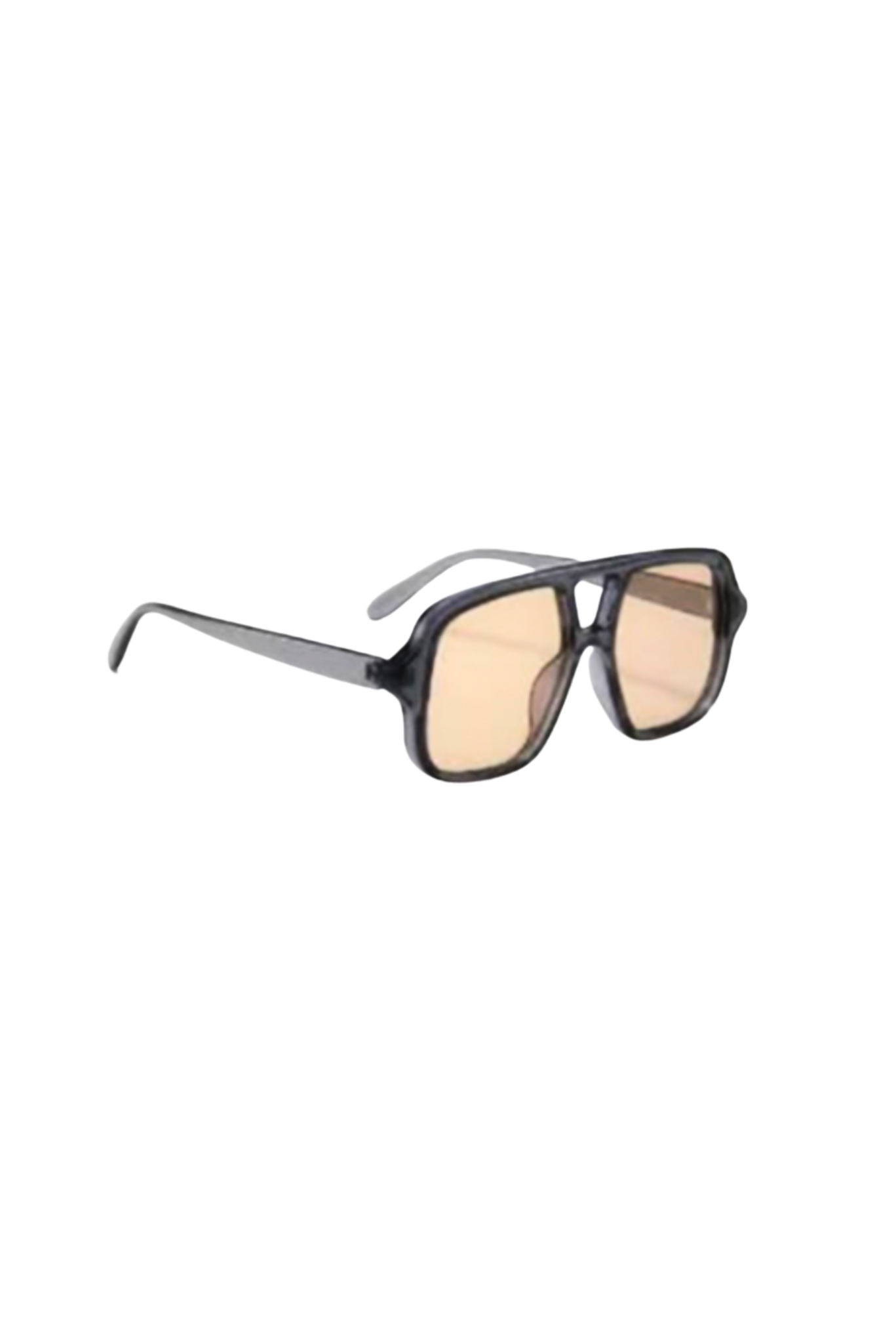 Slate Blue Retro Aviator Sunglasses