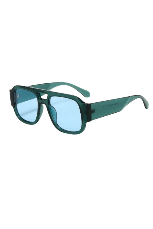 Teal Rivera Blue Lens Sunglasses