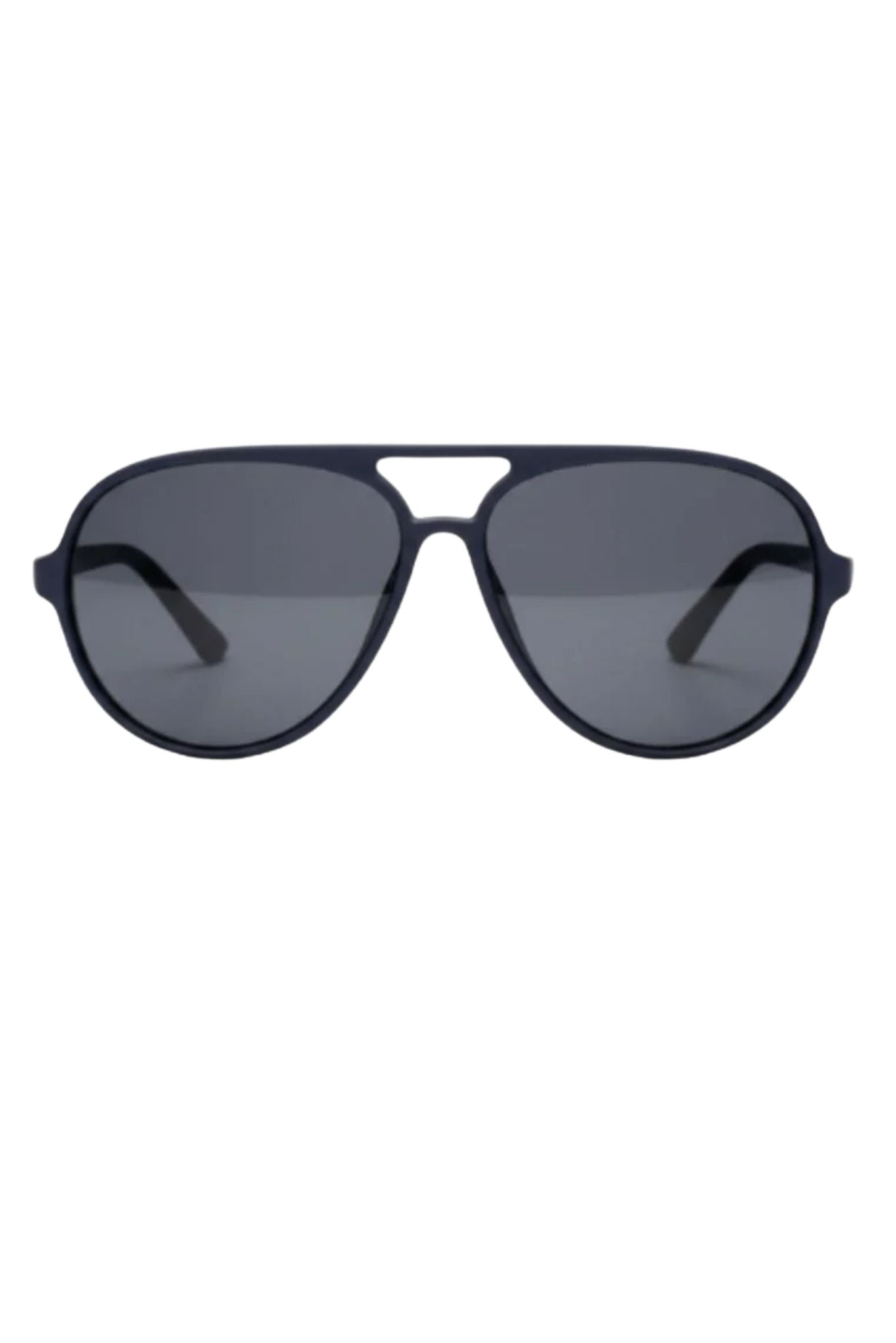 Black Lens Aviator Sunglasses