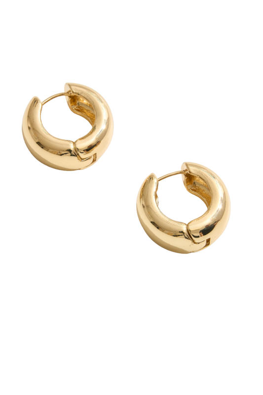 Gold Chunky Hoop Earrings