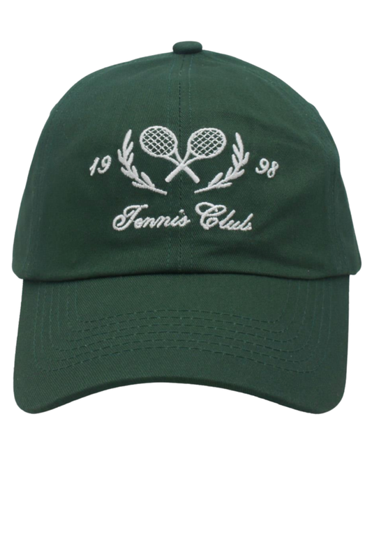 Hunter Green Tennis Club Cap