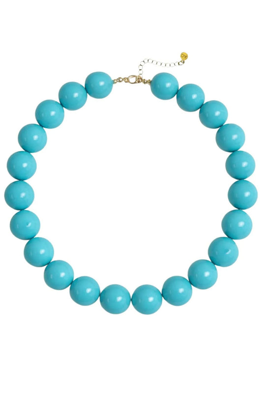Turquoise Beaded Collar Necklace