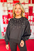 SSYS Pearl Scuba Sweatshirt In Black