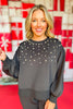 SSYS Pearl Scuba Sweatshirt In Black