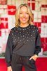 SSYS Pearl Scuba Sweatshirt In Black