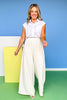 SSYS Jules Trouser Pants In Ivory