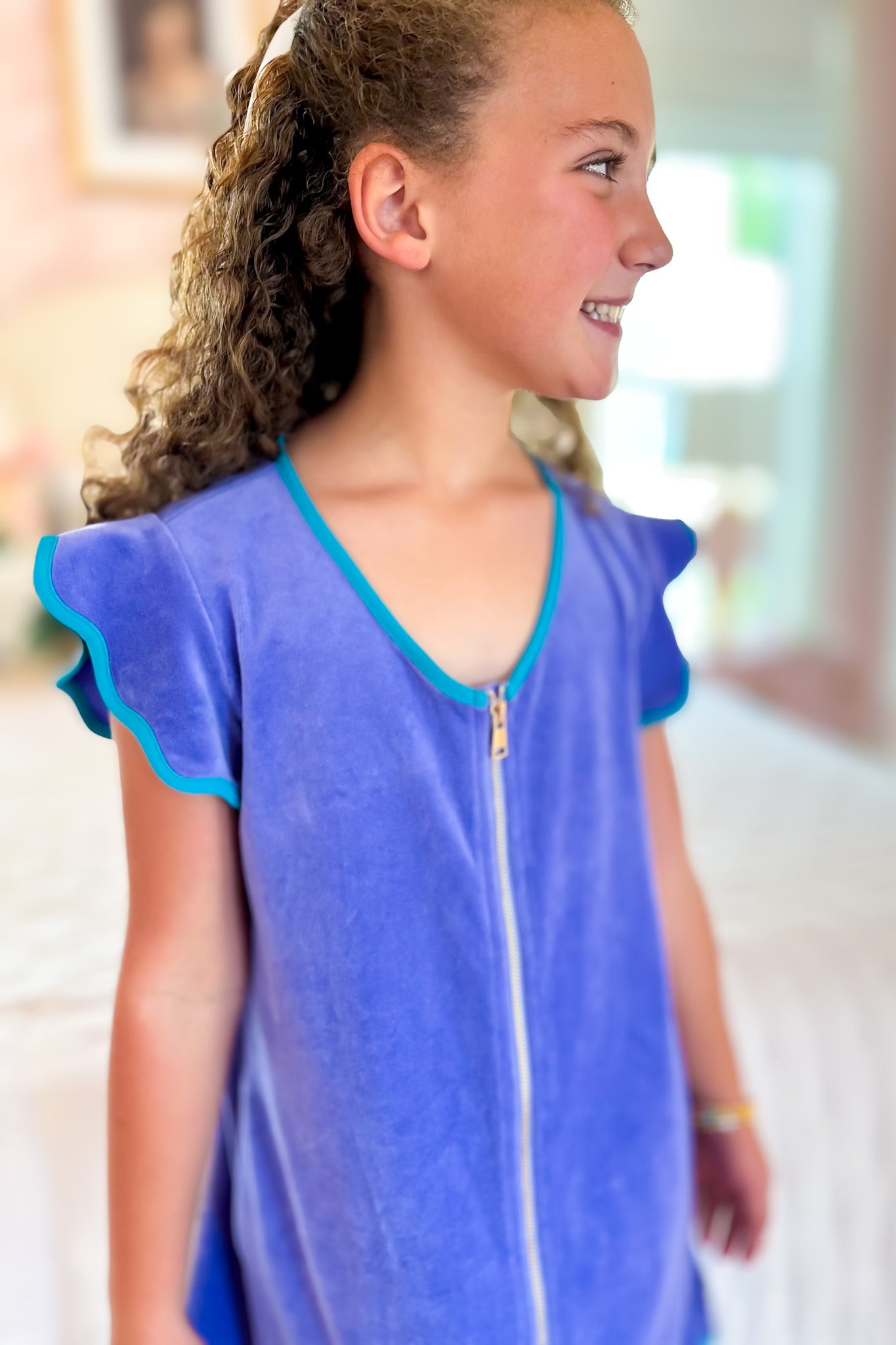 SSYS Kids Purple Teal Get Ready Robe™