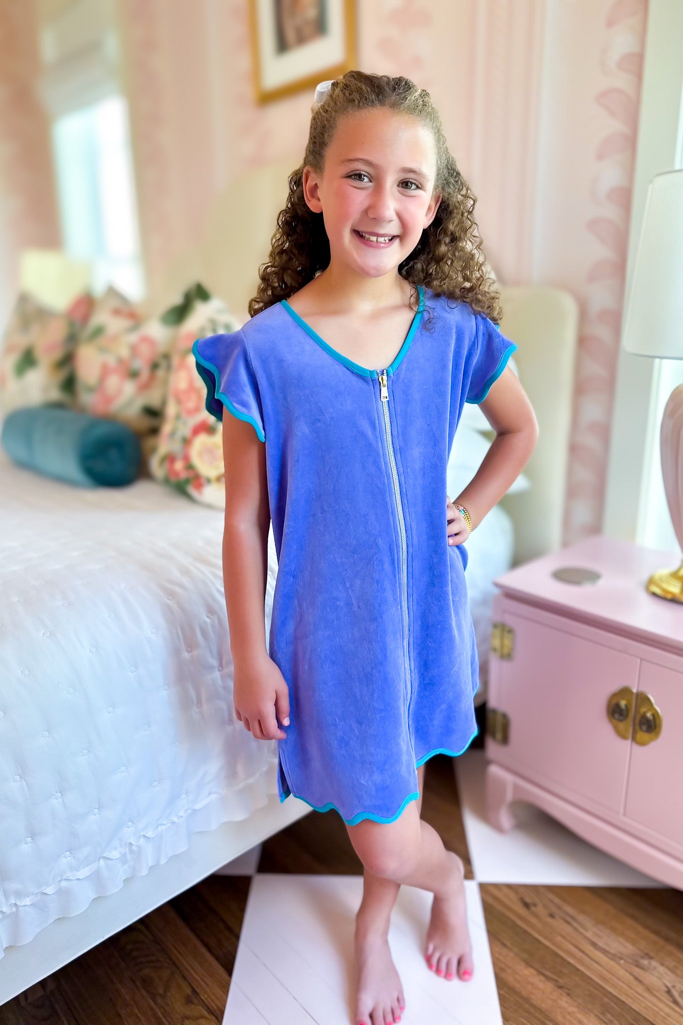 SSYS Kids Purple Teal Get Ready Robe™