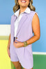 SSYS Jules Cropped Vest In Lavender