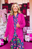 SSYS Winnie Open Shawl Cardigan In Pink