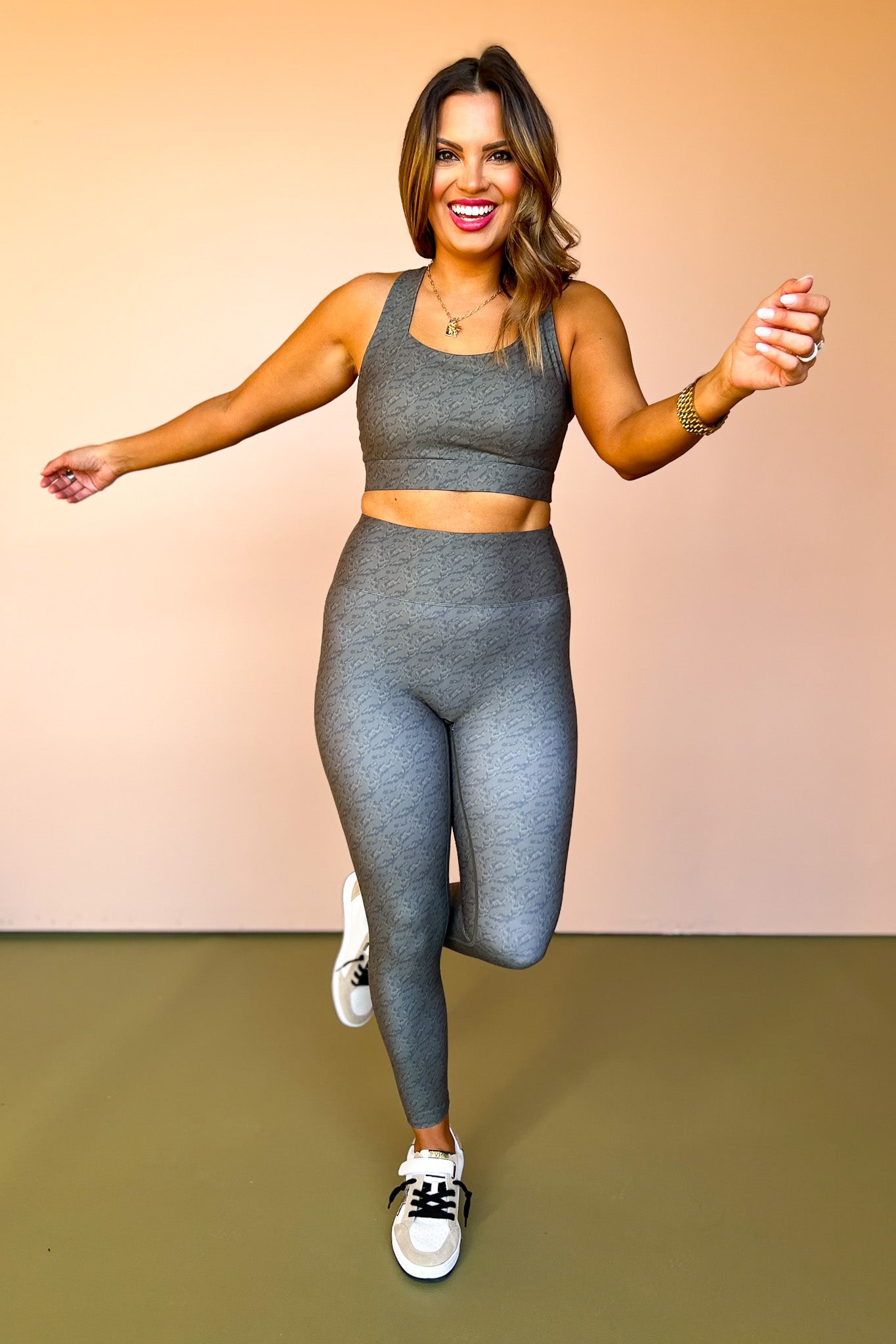 SSYS Green Camo Compression High Waist Leggings *FINAL SALE*