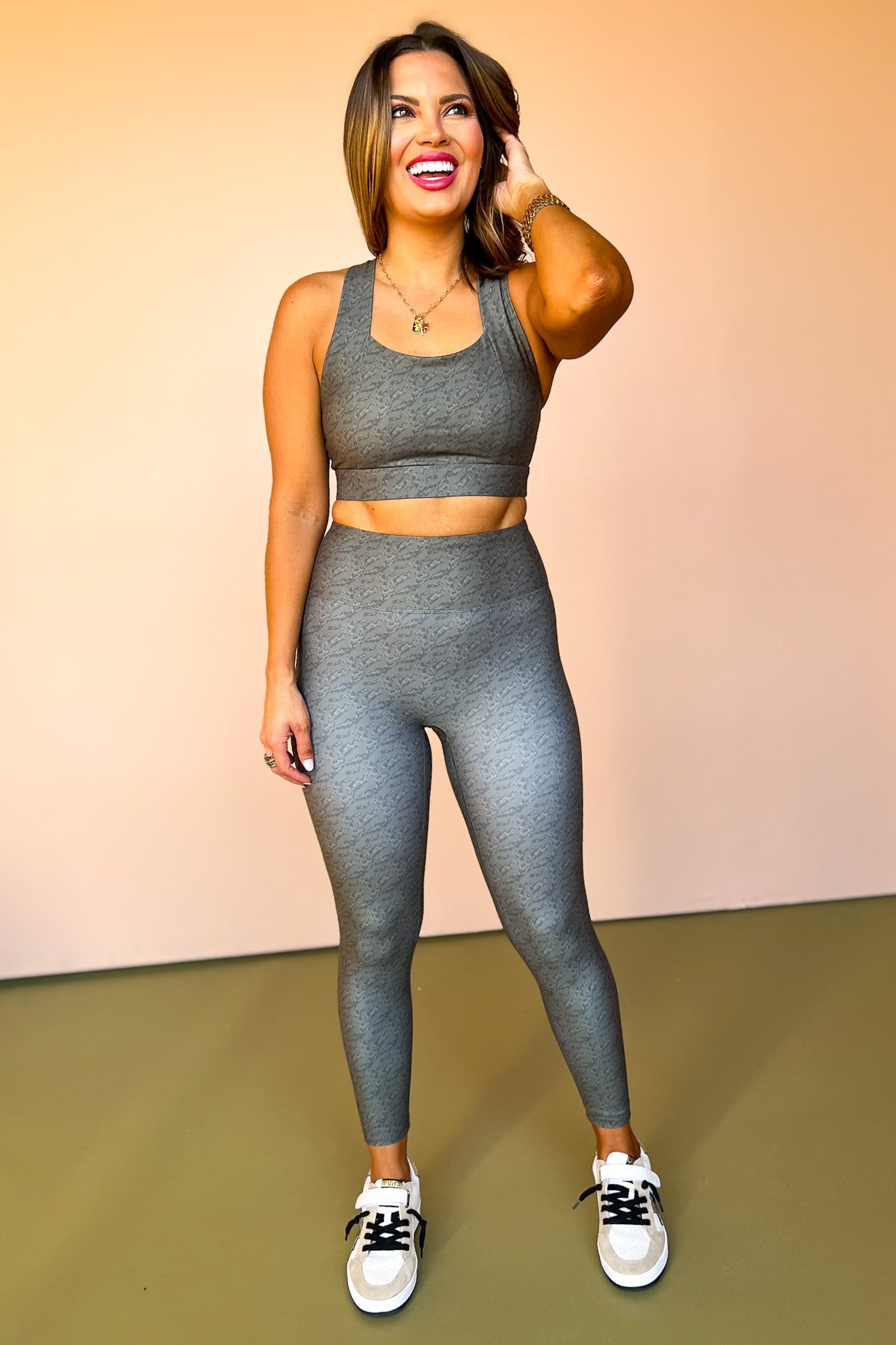 SSYS Green Camo Compression High Waist Leggings *FINAL SALE*