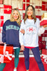 SSYS Merry Graphic Sweatshirt In Navy