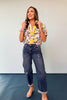 Lovervet By Vervet Mid Rise Double Cuffed Hem Barrel Leg Jeans *FINAL SALE*