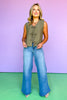 Lovervet By Vervet High Rise Full Palazzo Jeans