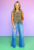 Lovervet By Vervet High Rise Full Palazzo Jeans