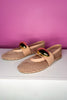 Nude Mesh Metal Ornament Band Ballet Flats *FINAL SALE*