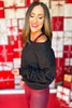 SSYS Signature Off Shoulder Sweatshirt In Black