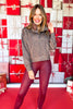 SSYS Ainsley Cropped Air Pullover In Animal