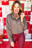 SSYS Ainsley Cropped Air Pullover In Animal