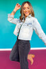 Vervet Black Super High Rise Cuff Wide Leg Jeans