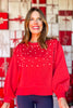 SSYS Pearl Scuba Sweatshirt In Red