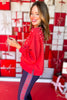 SSYS Pearl Scuba Sweatshirt In Red