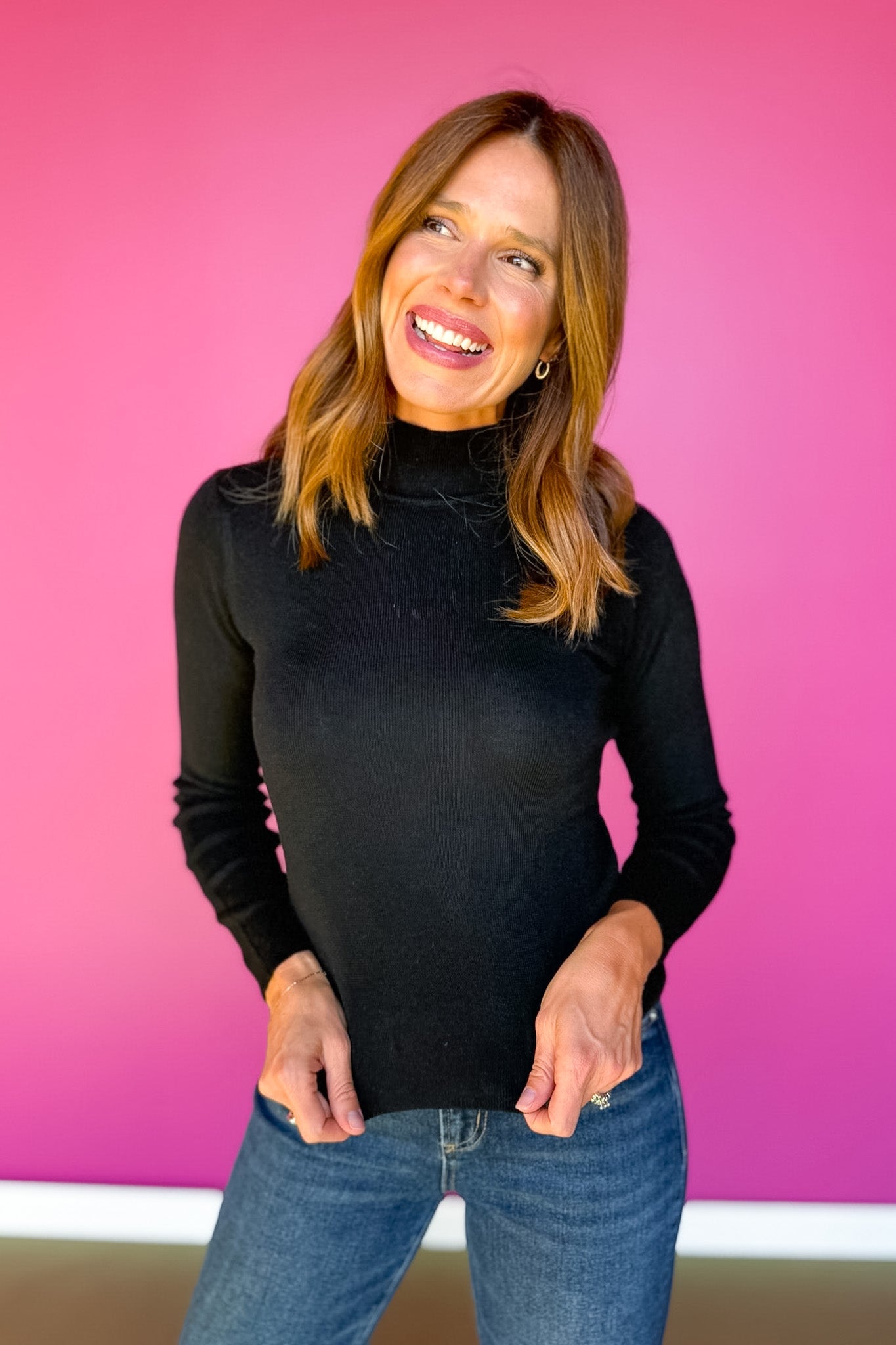 SSYS Mila Knit Turtleneck In Black