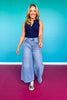SSYS Cece Knit Sleeveless Tank In Navy
