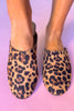 Animal Suede Slip On Mules *FINAL SALE*